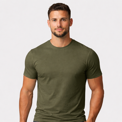 T-shirt vert kaki