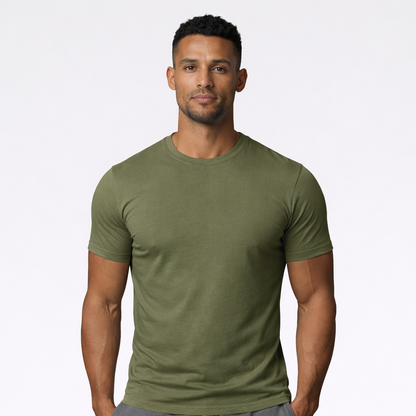 T-shirt vert kaki
