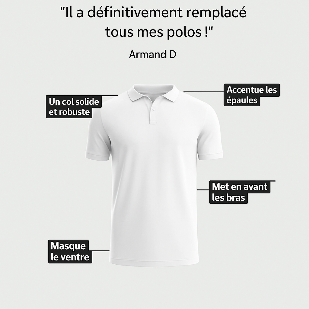 Polo blanc PerfectFIT