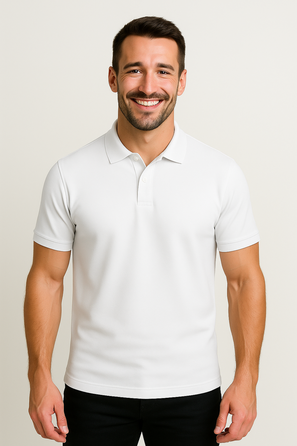 Polo blanc PerfectFIT